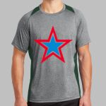 Heather Colorblock Contender ™ Tee Thumbnail