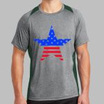 Heather Colorblock Contender ™ Tee Thumbnail