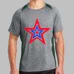 Heather Colorblock Contender ™ Tee Thumbnail