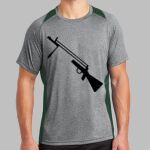 Heather Colorblock Contender ™ Tee Thumbnail