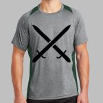 Heather Colorblock Contender ™ Tee Thumbnail