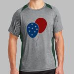 Heather Colorblock Contender ™ Tee Thumbnail