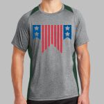 Heather Colorblock Contender ™ Tee Thumbnail