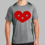 Heather Colorblock Contender ™ Tee Thumbnail