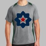 Heather Colorblock Contender ™ Tee Thumbnail