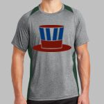 Heather Colorblock Contender ™ Tee Thumbnail
