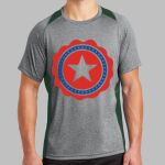 Heather Colorblock Contender ™ Tee Thumbnail