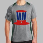 Heather Colorblock Contender ™ Tee Thumbnail