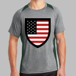 Heather Colorblock Contender ™ Tee Thumbnail