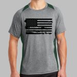 Heather Colorblock Contender ™ Tee Thumbnail