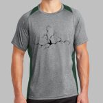 Heather Colorblock Contender ™ Tee Thumbnail
