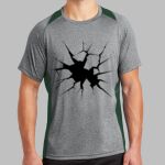 Heather Colorblock Contender ™ Tee Thumbnail