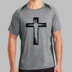 Heather Colorblock Contender ™ Tee Thumbnail
