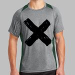 Heather Colorblock Contender ™ Tee Thumbnail