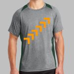 Heather Colorblock Contender ™ Tee Thumbnail