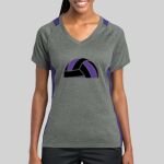 Ladies Heather Colorblock Contender ™ V Neck Tee Thumbnail