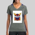 Ladies Heather Colorblock Contender ™ V Neck Tee Thumbnail