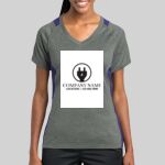 Ladies Heather Colorblock Contender ™ V Neck Tee Thumbnail