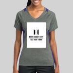 Ladies Heather Colorblock Contender ™ V Neck Tee Thumbnail