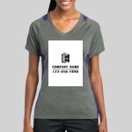 Ladies Heather Colorblock Contender ™ V Neck Tee Thumbnail