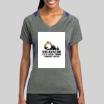 Ladies Heather Colorblock Contender ™ V Neck Tee Thumbnail