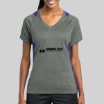 Ladies Heather Colorblock Contender ™ V Neck Tee Thumbnail