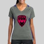 Ladies Heather Colorblock Contender ™ V Neck Tee Thumbnail