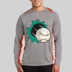 Long Sleeve Heather Colorblock Contender ™ Tee Thumbnail