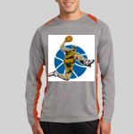 Long Sleeve Heather Colorblock Contender ™ Tee Thumbnail