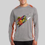 Long Sleeve Heather Colorblock Contender ™ Tee Thumbnail