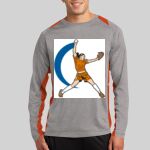 Long Sleeve Heather Colorblock Contender ™ Tee Thumbnail