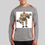 Long Sleeve Heather Colorblock Contender ™ Tee Thumbnail