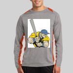 Long Sleeve Heather Colorblock Contender ™ Tee Thumbnail