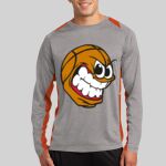 Long Sleeve Heather Colorblock Contender ™ Tee Thumbnail