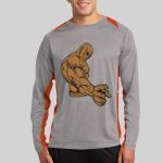 Long Sleeve Heather Colorblock Contender ™ Tee Thumbnail