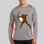 Long Sleeve Heather Colorblock Contender ™ Tee Thumbnail