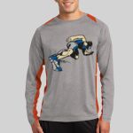 Long Sleeve Heather Colorblock Contender ™ Tee Thumbnail