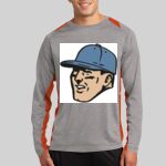 Long Sleeve Heather Colorblock Contender ™ Tee Thumbnail