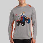 Long Sleeve Heather Colorblock Contender ™ Tee Thumbnail
