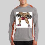 Long Sleeve Heather Colorblock Contender ™ Tee Thumbnail