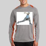 Long Sleeve Heather Colorblock Contender ™ Tee Thumbnail