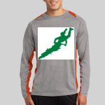 Long Sleeve Heather Colorblock Contender ™ Tee Thumbnail