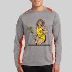 Long Sleeve Heather Colorblock Contender ™ Tee Thumbnail