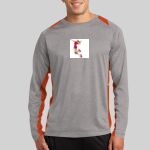Long Sleeve Heather Colorblock Contender ™ Tee Thumbnail