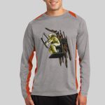 Long Sleeve Heather Colorblock Contender ™ Tee Thumbnail