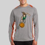 Long Sleeve Heather Colorblock Contender ™ Tee Thumbnail