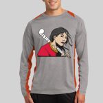 Long Sleeve Heather Colorblock Contender ™ Tee Thumbnail