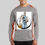 Long Sleeve Heather Colorblock Contender ™ Tee Thumbnail