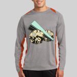 Long Sleeve Heather Colorblock Contender ™ Tee Thumbnail