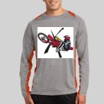 Long Sleeve Heather Colorblock Contender ™ Tee Thumbnail